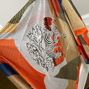 Colorful Zebra Print Scarf - Muskari